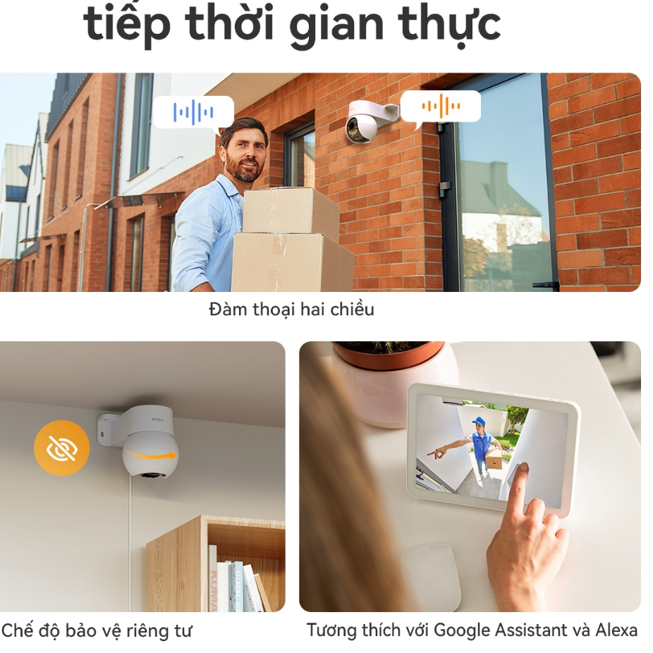 IMOU Camera Wifi Ngoài TrờI Talos 5MP 3K /8MP 4K |Đèn cảnh báo đỏ-xanh | AI SENSE phát hiện người/xe cộ | BigBuy360 - bigbuy360.vn