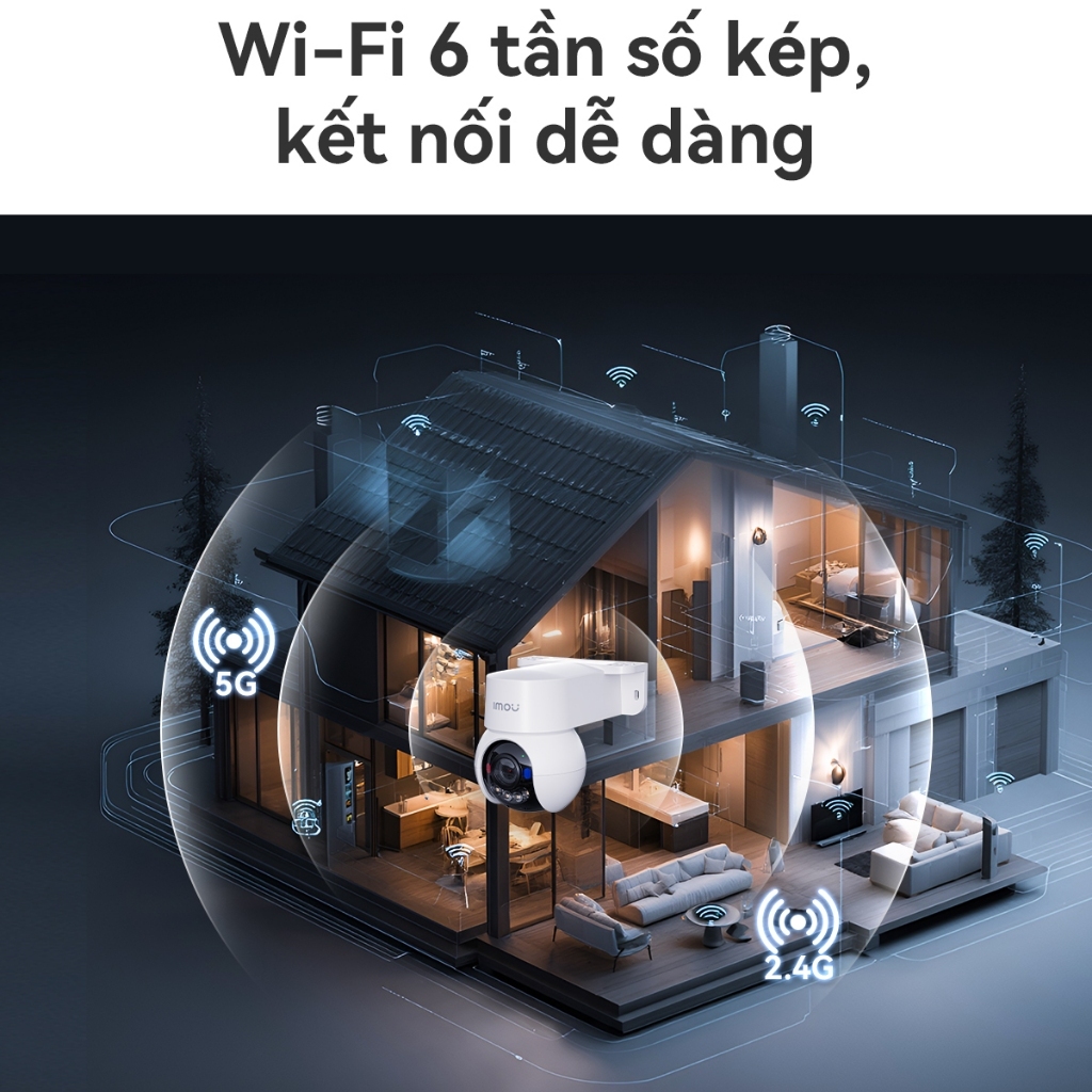 IMOU Camera Wifi Ngoài TrờI Talos 5MP 3K /8MP 4K |Đèn cảnh báo đỏ-xanh | AI SENSE phát hiện người/xe cộ | BigBuy360 - bigbuy360.vn
