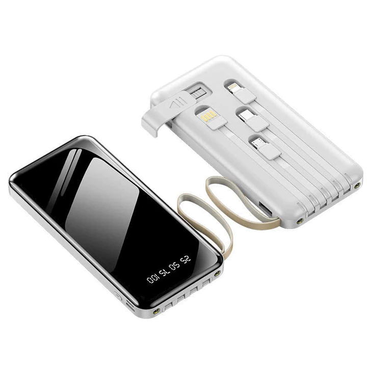 Sạc dự phòng / Sạc nhanh YM491 dung lượng 20000mah hỗ trợ sạc nhanh 22.5W có 4 cáp sạc theo kèm có sạc nhanh