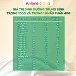 Sữa bột Anlene Gold hương Vani lon 1,2kg ít béo, chỉ số đường huyết thấp giúp tăng cường cơ xương khớp chắc khỏe,dẻo dai — ảnh 3