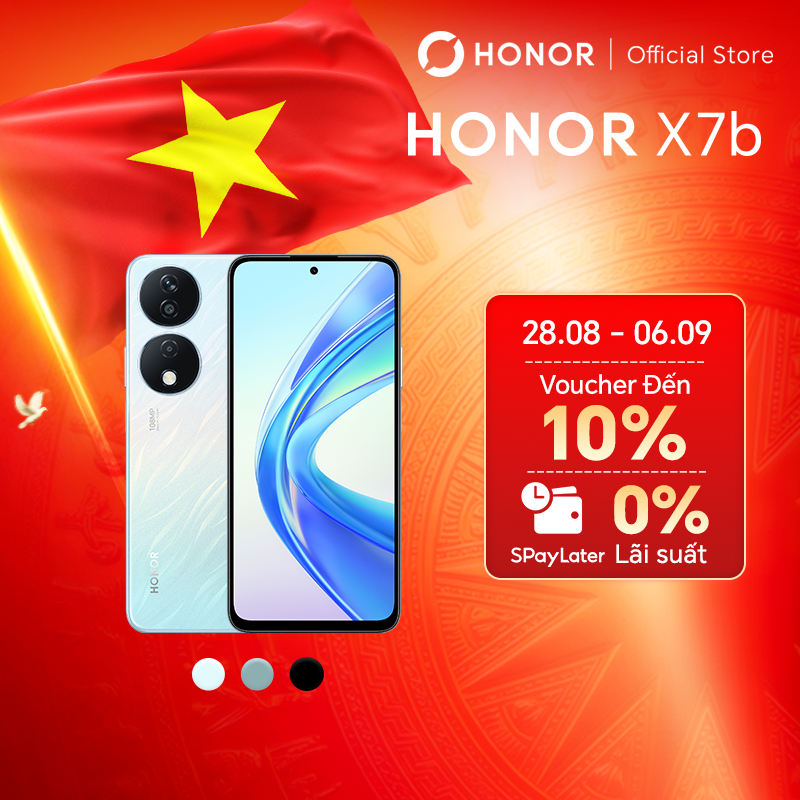 Điện thoại HONOR X7b 8GB+256GB | Pin 6000mAh, Camera 108MP, Màn hình 6.8" | Bảo hành 13 tháng | BigBuy360 - bigbuy360.vn