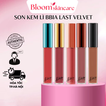 Son Kem Lì Bbia Last Velvet Lip Tint 5g lên Màu Siêu Chuẩn
