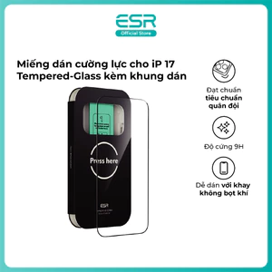 Miếng dán cường lực ESR Tempered-Glass cho iP 17 1D878 loại 1 miếng