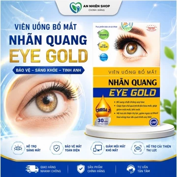 Viên uống bổ mắt chăm sóc mắt nhãn quang hỗ trợ thị lực EYE GOLD Chăm Sóc Sức Khoẻ Mắt - Hộp 30 Viên
