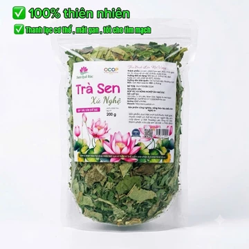 Trà lá sen, trà sen Xứ Nghệ, đặc sản quê Bác, sản phẩm ocop
