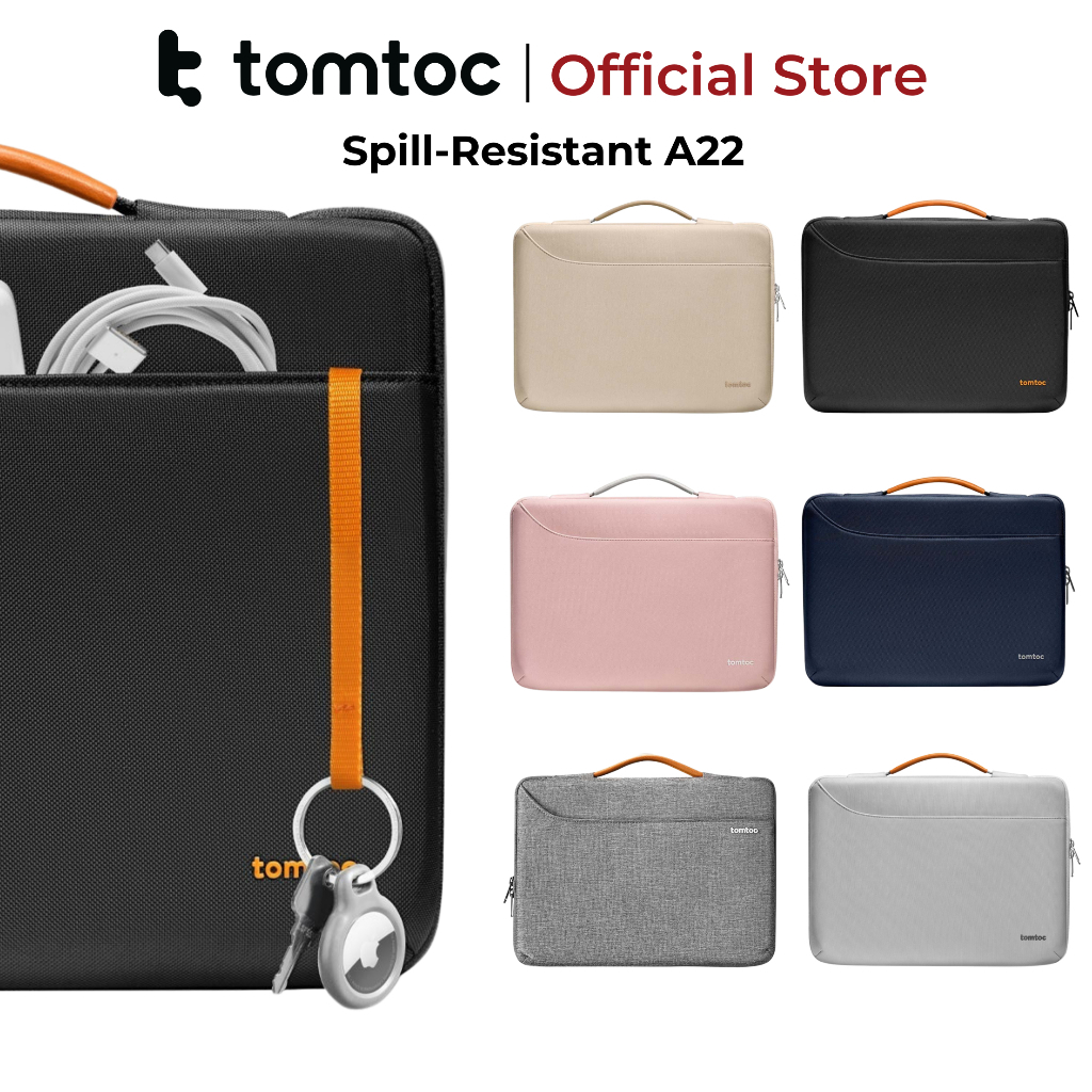 Túi chống sốc Tomtoc Spill-Resistant A22 cho Macbook/Laptop size 13"/13.6"/14"/15"/16" chính hãng | BigBuy360 - bigbuy360.vn