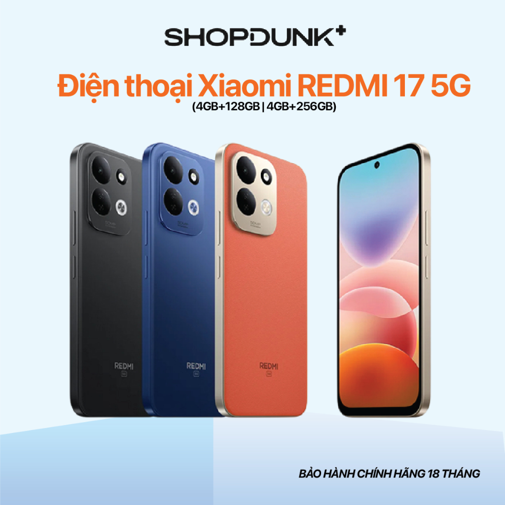 Điện thoại Xiaomi REDMI 17 5G (4GB+128GB | 4GB+256GB) Chính hãng