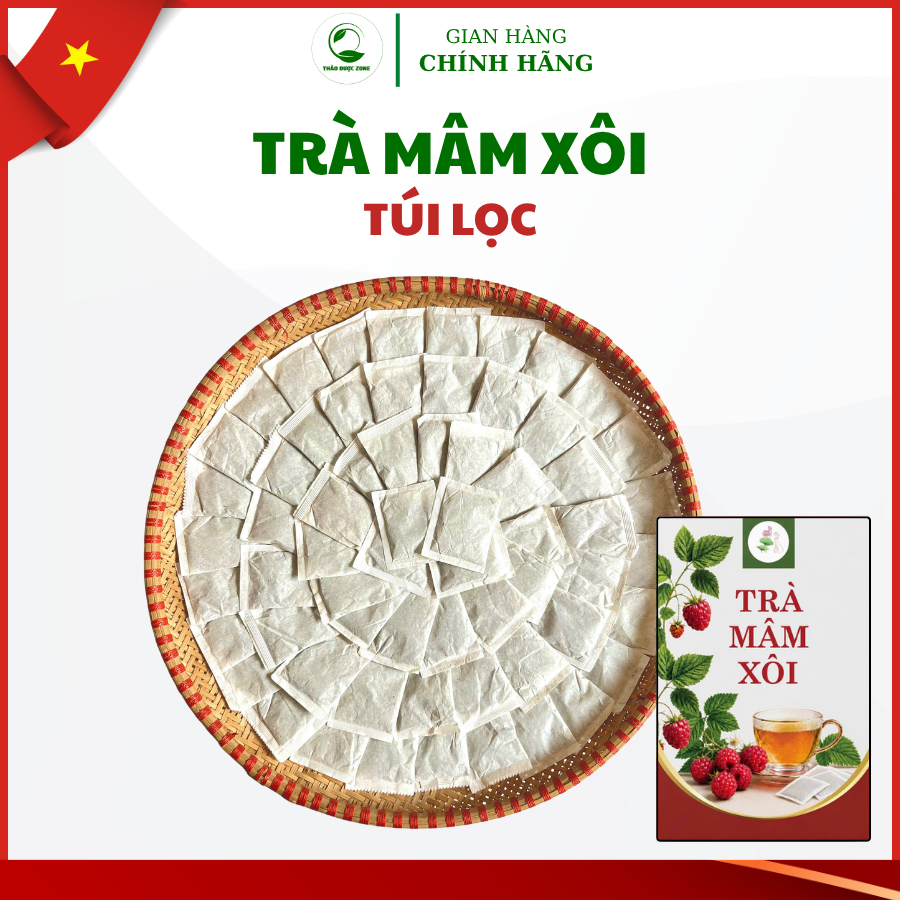 [Có Giấy VSATTP] Trà Mâm Xôi Túi Lọc Thảo Dược Zone