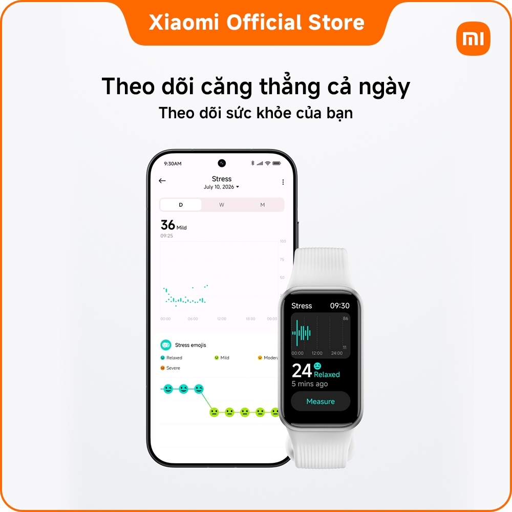 Vòng đeo tay thông minh Xiaomi Smart Band 11 Active I Thời lượng pin lên đến 21 ngày I Chống nước 5ATM | BigBuy360 - bigbuy360.vn