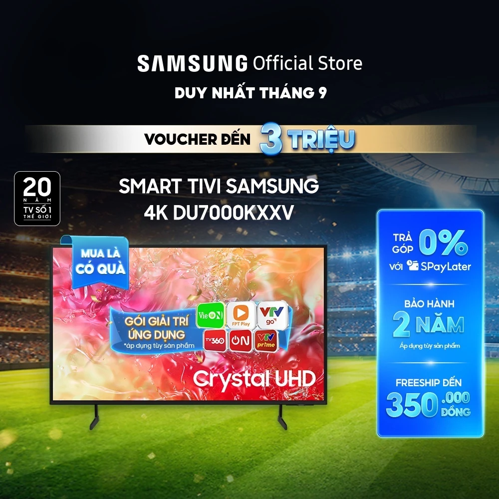 Smart Tivi Samsung 4K DU7000KXXV