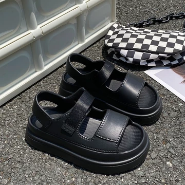 (LÙI 1 SIZE) Dép Sandal Quai Hậu Nữ 2 Quai Cao 6CM Quai Điều Chỉnh Đi Học Đi Chơi Phong Cách Trẻ Trung Cực Xinh