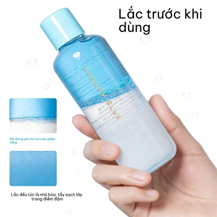 UKISS nước tẩy trang mắt môi chuyên dụng, dầu tẩy trang dịu nhẹ, tẩy mascara, nước tẩy trang Xanh Nước dành cho nữ