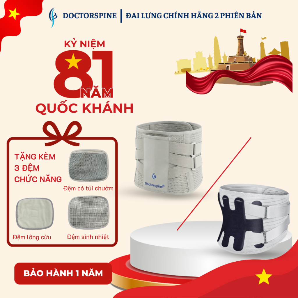 Đai lưng định hình cột sống - Cải thiện thoái hóa,thoát vị