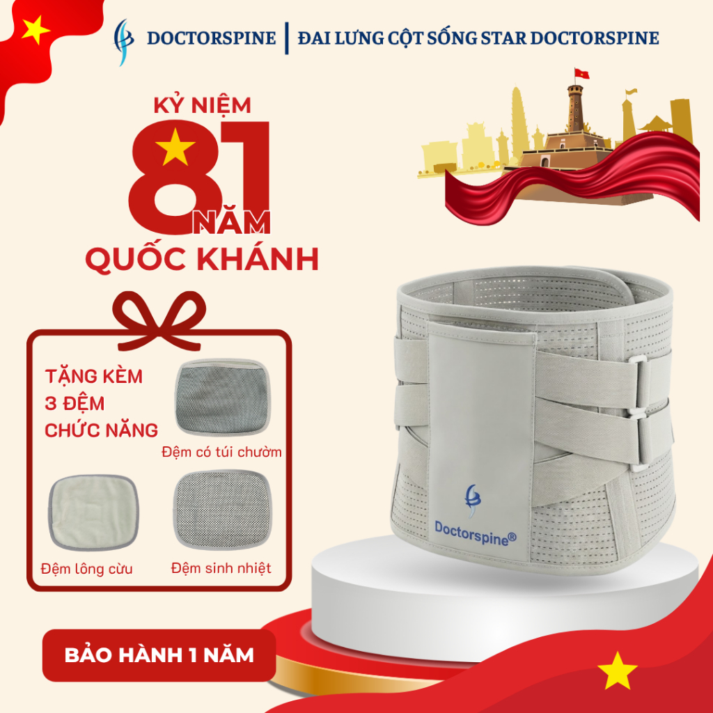 Đai lưng Star Doctorspine - Đai lưng cột sống cải thiện thoái hóa,thoát vị