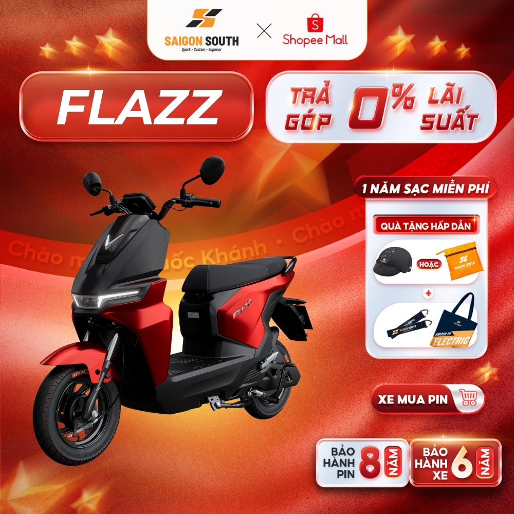 [NHẬN HCM] Xe Máy Điện VinFast Flazz - 50cc  - Góp 0% | BigBuy360 - bigbuy360.vn