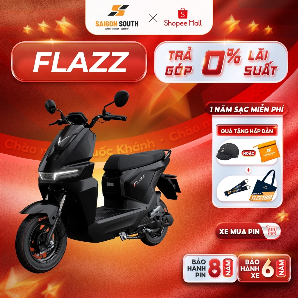 [NHẬN HCM] Xe Máy Điện VinFast Flazz - 50cc  - Góp 0% | BigBuy360 - bigbuy360.vn