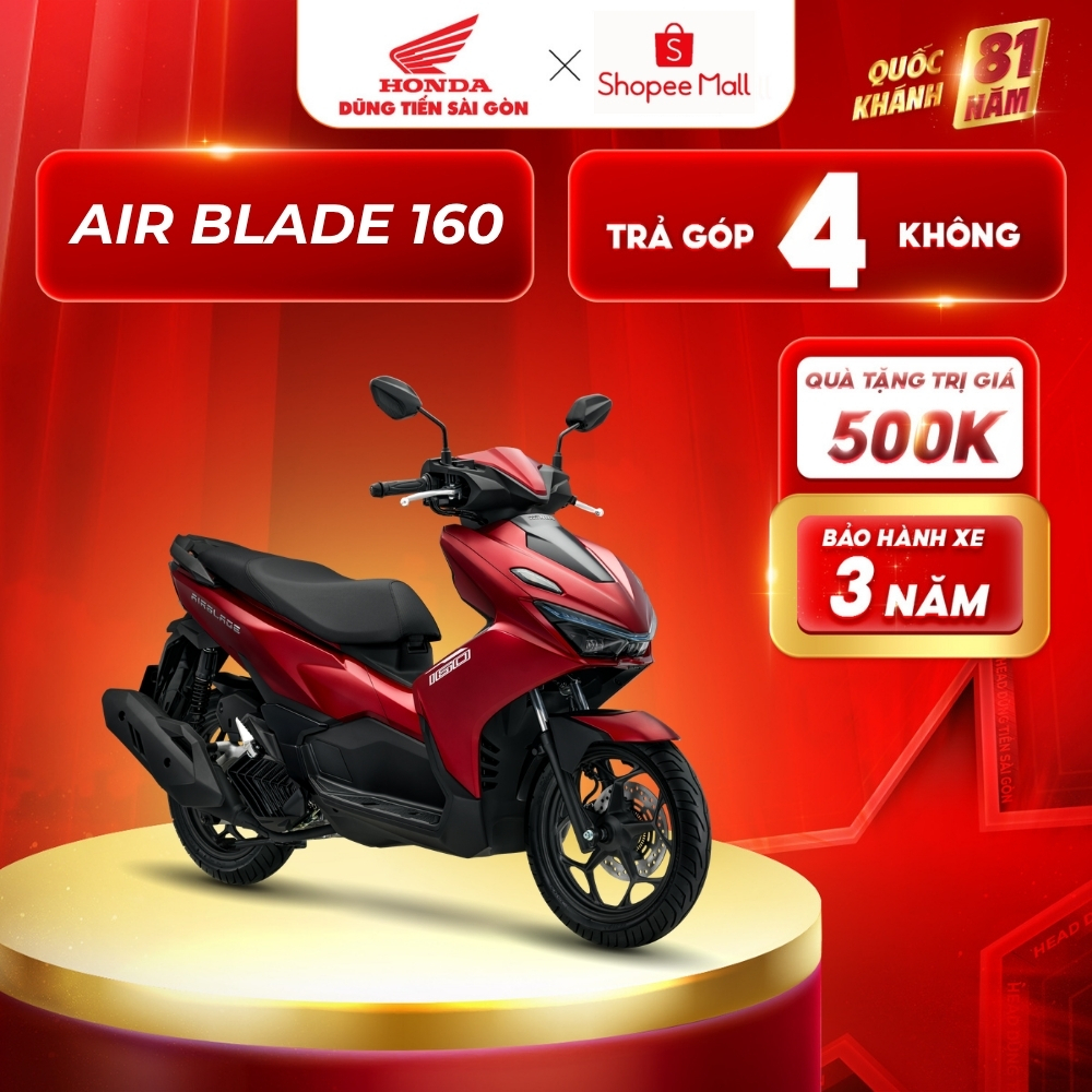 Xe Máy Honda Air Blade 160cc 2026 - Phiên Bản Tiêu Chuẩn