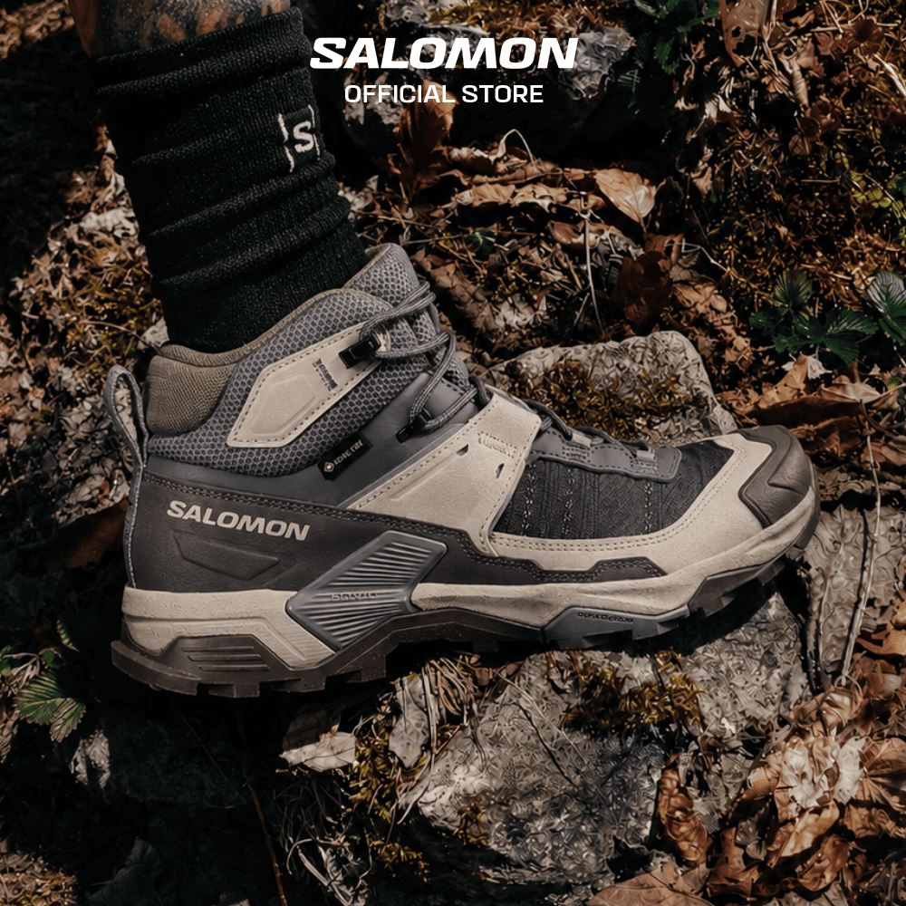 Giày Hiking Nữ Salomon Shoes X Ultra 5 Mid Wide Gore‑Tex L47854900 | BigBuy360 - bigbuy360.vn