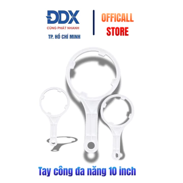 Tay công đa năng 10 inch - Dành cho máy lọc nước RO - Tay Vặn Cốc Lọc Thay Lõi Lọc Nước