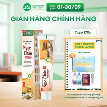 Kem đánh răng dược liệu Ngọc Châu truyền thống 170g