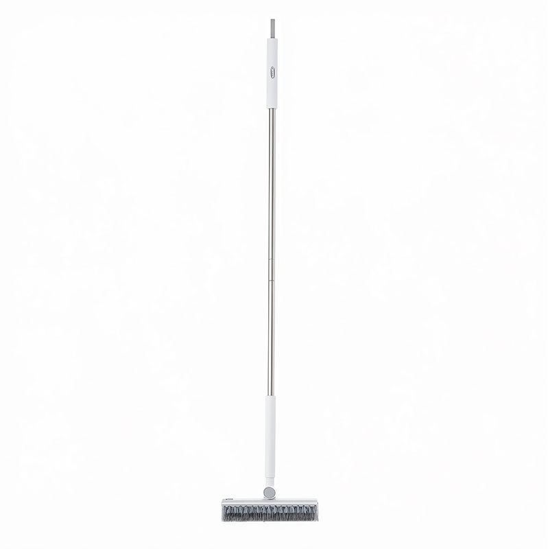 Cây chà sàn nhà tắm KITIMOP CS05, bàn chải chữ V cọ khe góc, kẹp gắp tóc, cán inox 124cm | BigBuy360 - bigbuy360.vn