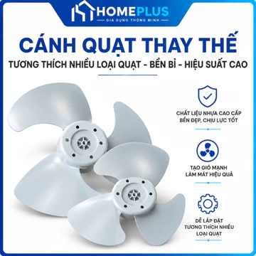 Cánh Quạt Thay Thế 35cm Cho Quạt Treo Tường, Quạt Đứng – Cánh Quạt 3 Lá Nhựa Bền Đẹp