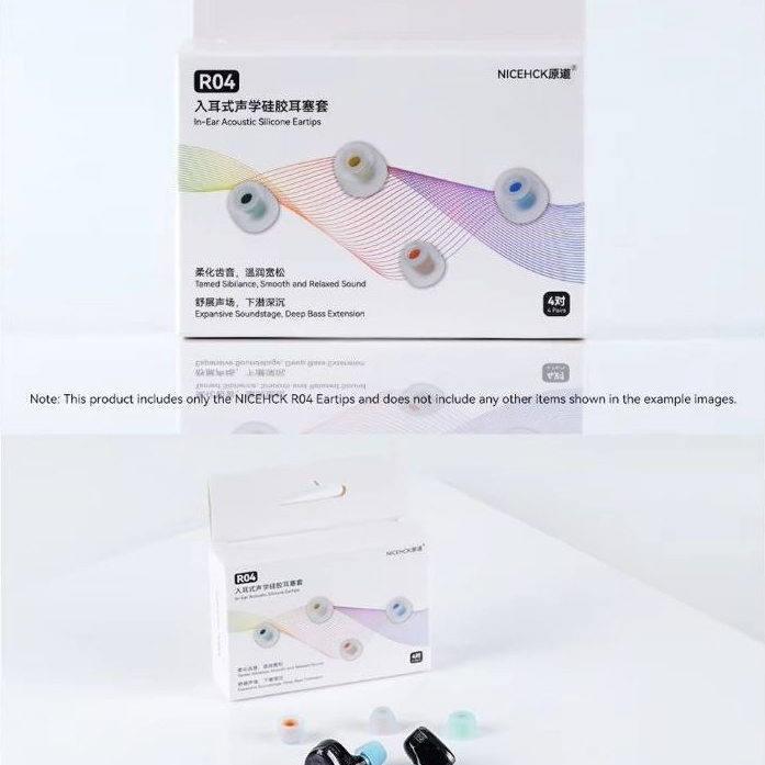 [NC] Eartip NICEHCK R04 | Eartips Chính Hãng | Silicone Eartips | Núm Tai Nghe | BigBuy360 - bigbuy360.vn