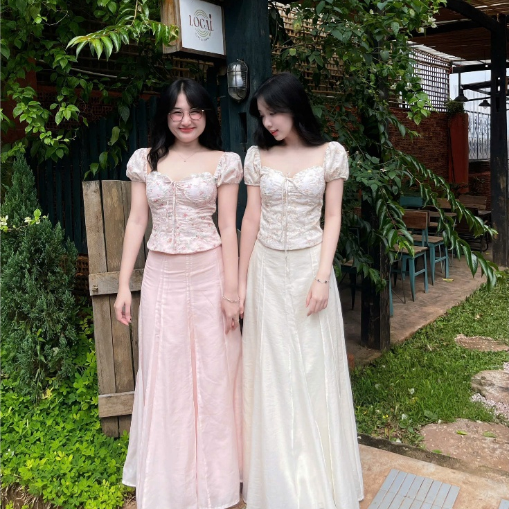 Chân Váy Tơ Linen Cạp Trễ | BigBuy360 - bigbuy360.vn
