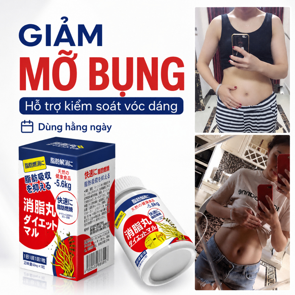 SAUSANDO Viên Tảo Biển Hỗ Trợ Quản Lý Mỡ Bụng Và Vóc Dáng 10 Viên