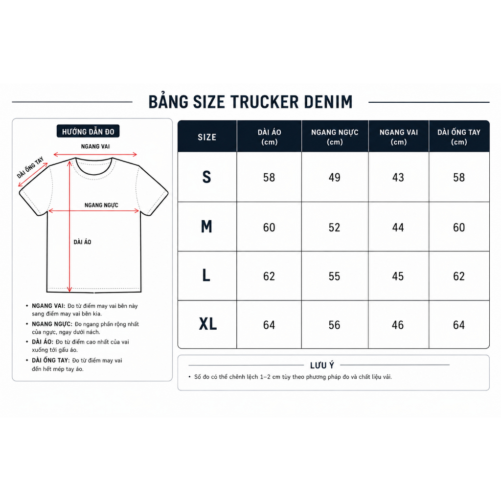 Áo Khoác Denim Dáng Trucker - 2027AK14 - 2027AK15 - 2027AK16 - 2027AK17 | BigBuy360 - bigbuy360.vn