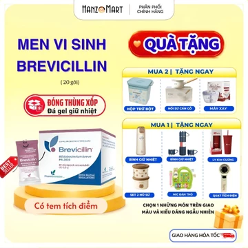 Men vi sinh Brevicillin chứa 20 tỷ lợi khuẩn hỗ trợ cân bằng hệ vi sinh đường ruột - hanzo2009