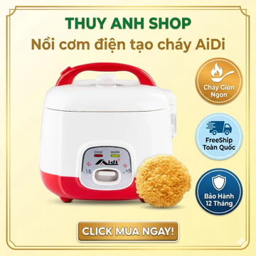 Nồi cơm 1.2L (Nồi cơm cháy 9028 AiDi), nồi cơm điện cho cháy 9028 , nồi cơm cháy , nồi cơm nấu cháy.