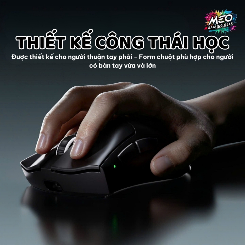 Chuột Gaming Không Dây Mchose V7 - 3 MODE - THIẾT KẾ CÔNG THÁI HỌC - TRỌNG LƯỢNG NHẸ 59G | BigBuy360 - bigbuy360.vn