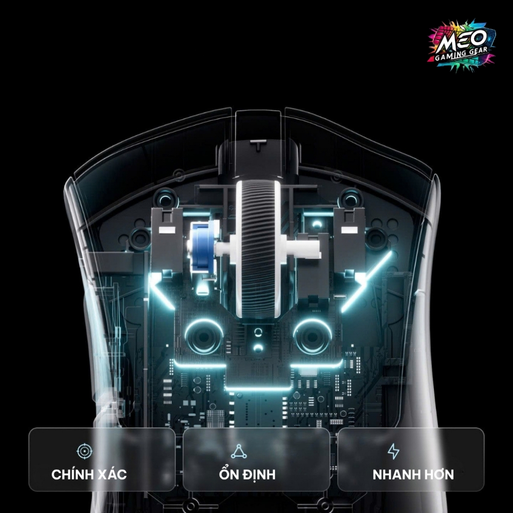 Chuột Gaming Không Dây Mchose V7 - 3 MODE - THIẾT KẾ CÔNG THÁI HỌC - TRỌNG LƯỢNG NHẸ 59G | BigBuy360 - bigbuy360.vn