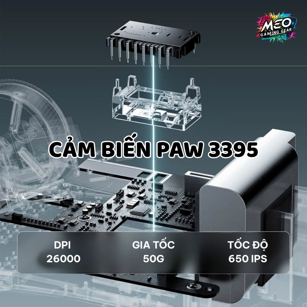 Chuột Gaming Không Dây Mchose V7 - 3 MODE - THIẾT KẾ CÔNG THÁI HỌC - TRỌNG LƯỢNG NHẸ 59G | BigBuy360 - bigbuy360.vn