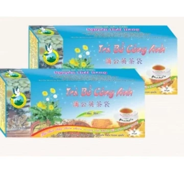 Trà bồ công anh túi lọc hộp 50 túi lọc mát gan giải độc giảm mụn nhọt