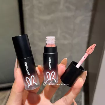 Son bùn nude HYNTOOR màu nâu nude cà phê nude hồng nude chất sương sữa lì mờ son đen son nâu tuýp son nhỏ đen