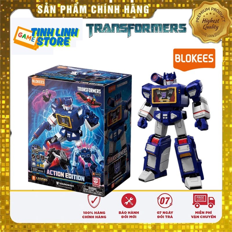 Mô Hình Lắp Ráp Blokees Transformers Action Edition 03 Soundwave (Chính ...