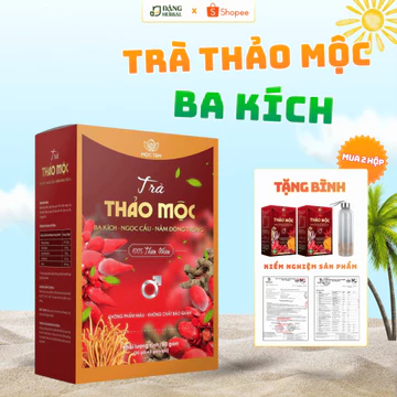 Trà Thảo Mộc Ngọc Cẩu MỘC TÂM Thảo Mộc 30 Túi Thiên Nhiên Đinh Lăng Sâm Cau Nấm Ngọc Cẩu Dễ Uốn