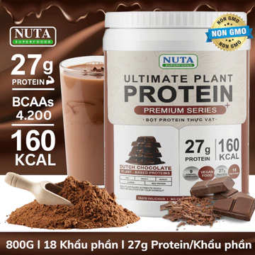 Bột Protein Thực Vật Ultimate Protein Hộp 800g