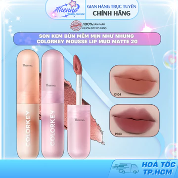 Son Kem Bùn Mềm Mịn Như Nhung Colorkey Mousse Lip Mud Matte 2g