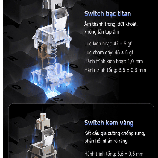 WEIKAV NUT87 DUAL 8K – NHÔM CNC, PIN 10.000mAh, 3 MODE | BigBuy360 - bigbuy360.vn