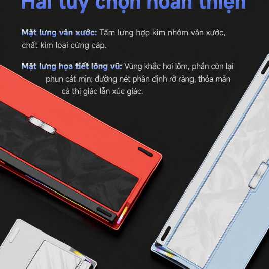 WEIKAV NUT87 DUAL 8K – NHÔM CNC, PIN 10.000mAh, 3 MODE | BigBuy360 - bigbuy360.vn