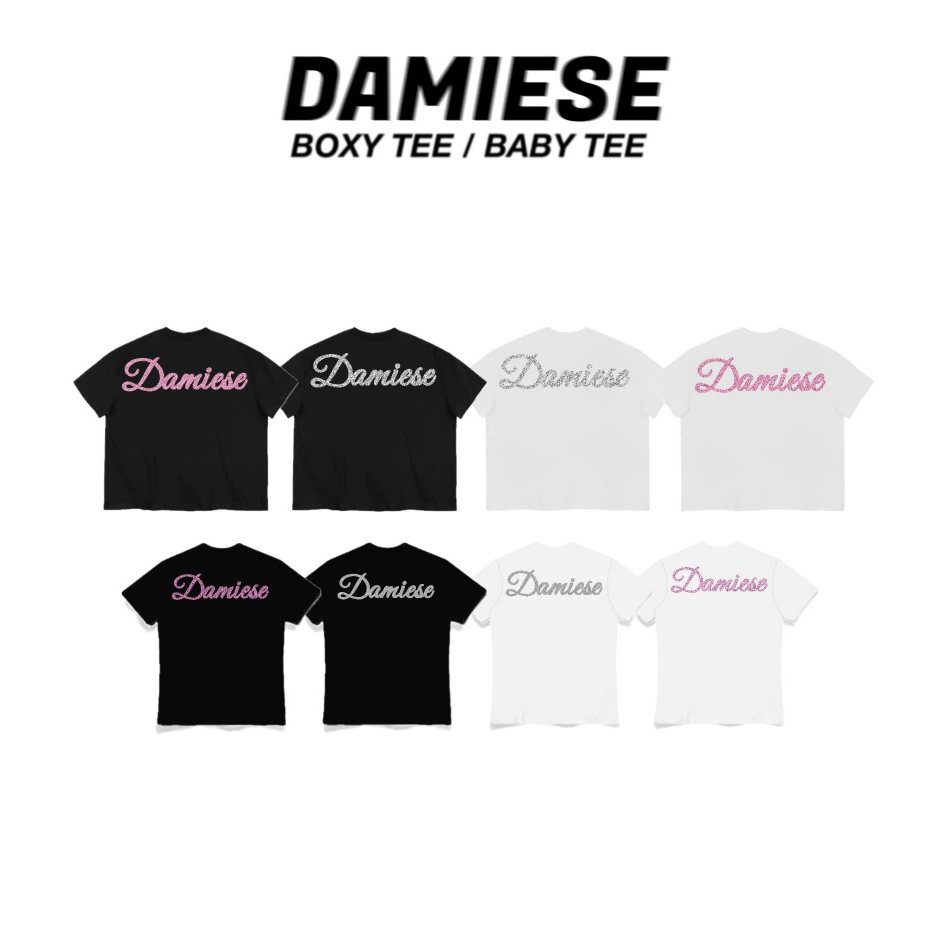 [NEW COLOR] ÁO THUN BOXY DAMIESE "LOGO KIM TUYẾN" COTTON 260GSM