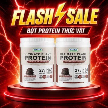 Ultimate Plant Protein Bột Protein thực vật thuần chay hộp 800g