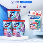 Combo 3 Túi 5 Viên Treo Vệ Sinh Bồn Cầu Vim Power 5 | Sạch Thơm Đến 300 Lần Xả (50g/viên) — ảnh 1