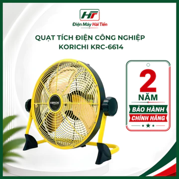 (Xả Hàng) Giá Gốc Quạt Tích Điện Korichi KRC-6614 - Điện Máy Hải Tiến