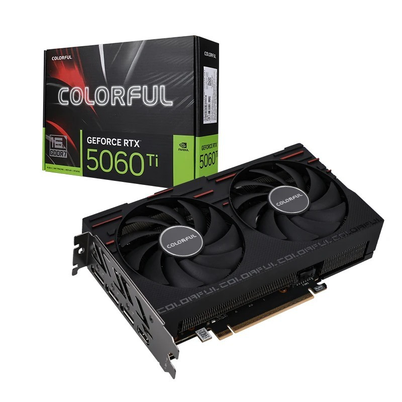 Card Màn Hình Colorful GeForce RTX 5060 Ti Gaming DUO 16GB-V - bảo hành 36 tháng | BigBuy360 - bigbuy360.vn