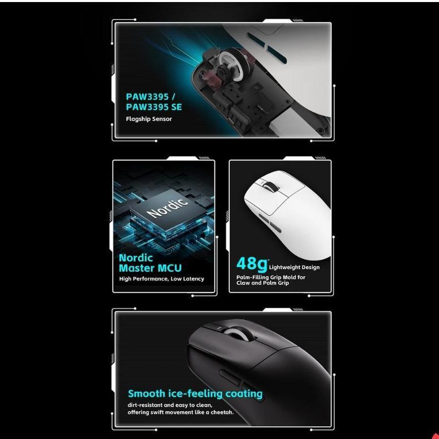 Chuột Gaming không dây siêu nhẹ VXE R1 SE+ / R1 SE / R1 PRO / R1 PRO MAX | ZOOPC STORE OFFICIAL | BigBuy360 - bigbuy360.vn