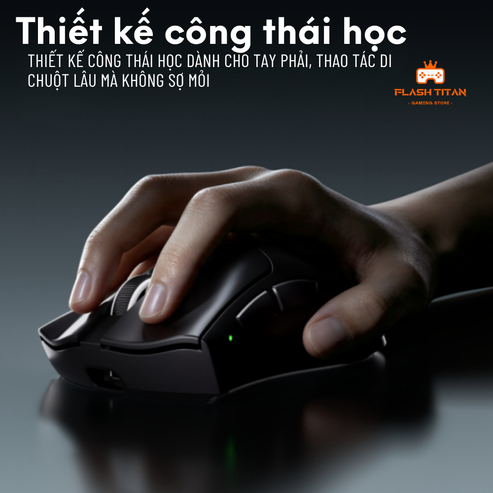 Chuột Gaming Không Dây Mchose V7 - Sensor PAW3395 - Thiết kế công thái học,Dùng cho PC,laptop Chơi Game FPS, Văn Phòng | BigBuy360 - bigbuy360.vn